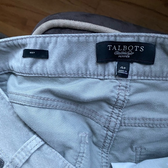 Talbots Gray Faux Suede Pants - Picture 3 of 8